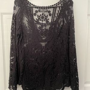 Black Lace blouse